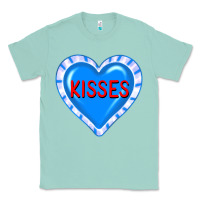 Seafoam valentine's day hearts Classic Tee - FaDigitalArtStudio