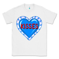 White valentine's day hearts Classic Tee - FaDigitalArtStudio