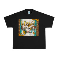 Black Western Blessed Mom Baby Calf Urban Heavy Tee - LillyAllenDesigns