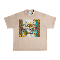 French Oak Western Blessed Mom Baby Calf Urban Heavy Tee - LillyAllenDesigns