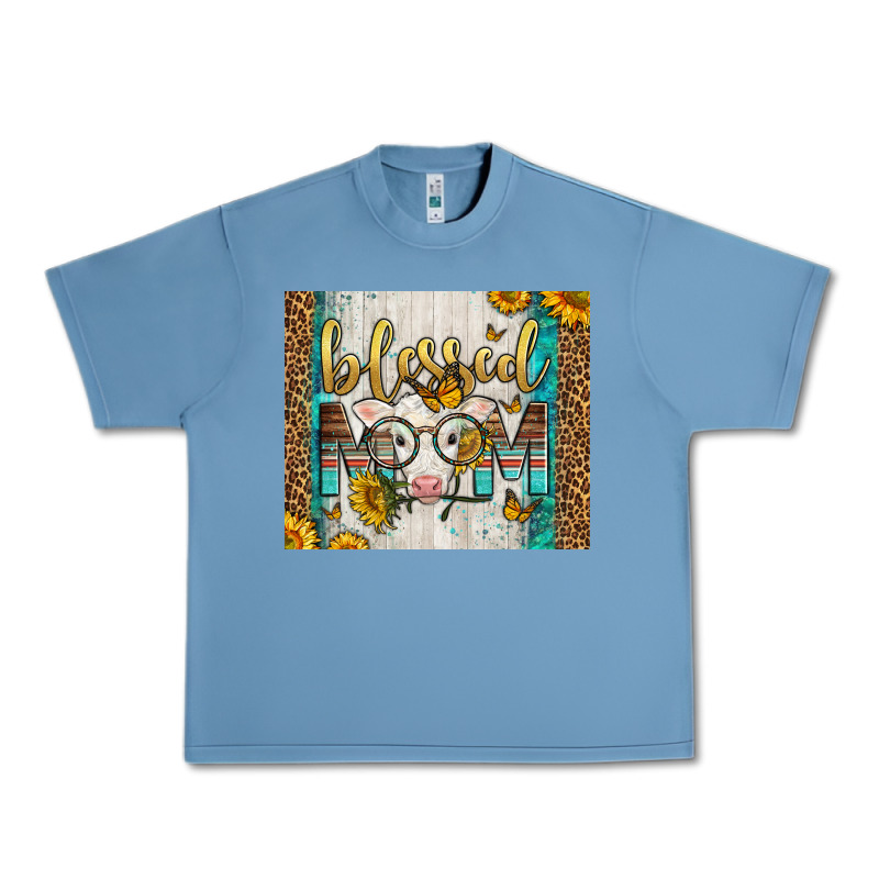 Western Blessed Mom Baby Calf Urban Heavy Tee by LillyAllenDesigns | Teevron
