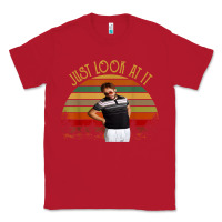 Red just look at it vintage funny for men women and family t shirt Classic Tee - baoMotion