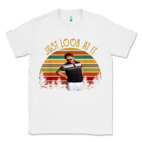 White just look at it vintage funny for men women and family t shirt Classic Tee - baoMotion