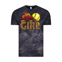Cloud Black Love My Girl Softball Vintage Tee - LillyAllenDesigns