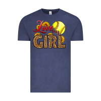 Vintage Denim Love My Girl Softball Vintage Tee - LillyAllenDesigns