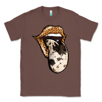 Chestnut Western Leopard Cowhide Tongue Classic Tee - Jasminsmagicworld