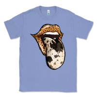 Colony Blue Western Leopard Cowhide Tongue Classic Tee - Jasminsmagicworld