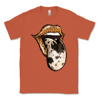 Copper Western Leopard Cowhide Tongue Classic Tee - Jasminsmagicworld