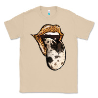 Mushroom Western Leopard Cowhide Tongue Classic Tee - Jasminsmagicworld
