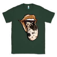 Sports Green Western Leopard Cowhide Tongue Classic Tee - Jasminsmagicworld