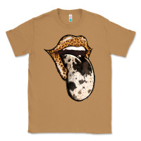 Toasted Coconut Western Leopard Cowhide Tongue Classic Tee - Jasminsmagicworld