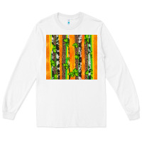 White st patricks shamrock with cowhide Long Sleeve Tee - Artiststas