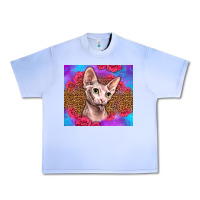 Grape Ice purple glitter roses sphynx cat Urban Heavy Tee - LillyAllenDesigns