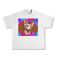 Lunar Rock purple glitter roses sphynx cat Urban Heavy Tee - LillyAllenDesigns