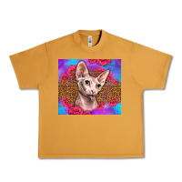Peanut Butter purple glitter roses sphynx cat Urban Heavy Tee - LillyAllenDesigns