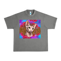 Tornado purple glitter roses sphynx cat Urban Heavy Tee - LillyAllenDesigns