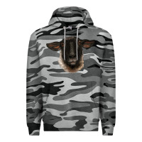 Slate Camo suffolk ewe head Premium Hoodie - BarkalooDesign