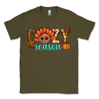 Army Green turkey cozy season thanksgiving bbs Classic Tee - BundleAndBundleShop