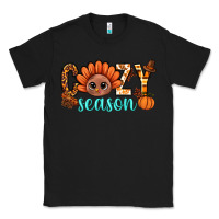Black turkey cozy season thanksgiving bbs Classic Tee - BundleAndBundleShop