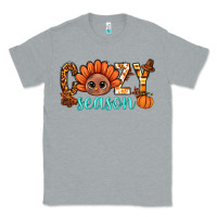 Heather Grey turkey cozy season thanksgiving bbs Classic Tee - BundleAndBundleShop