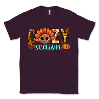 Plum turkey cozy season thanksgiving bbs Classic Tee - BundleAndBundleShop