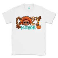 White turkey cozy season thanksgiving bbs Classic Tee - BundleAndBundleShop