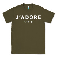 Army Green j adore paris Classic Tee - baoMotion