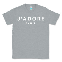 Heather Grey j adore paris Classic Tee - baoMotion