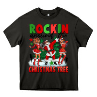 Asphalt Rockin Around The Christmas Tree Heavy Core Tee - FaDigitalArtStudio