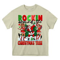 Mossy Rockin Around The Christmas Tree Heavy Core Tee - FaDigitalArtStudio