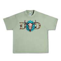 Oil Green western dad with gemstone and skull Urban Heavy Tee - RanaPortraitStore