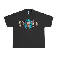 Pigment Black western dad with gemstone and skull Urban Heavy Tee - RanaPortraitStore