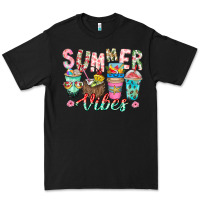 Black Summer Vibes Premium Tee - CowhideDigitalArt