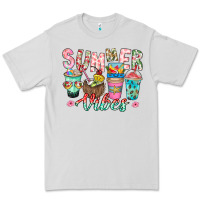 Dove Grey Summer Vibes Premium Tee - CowhideDigitalArt