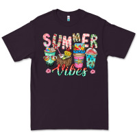 Plum Summer Vibes Premium Tee - CowhideDigitalArt