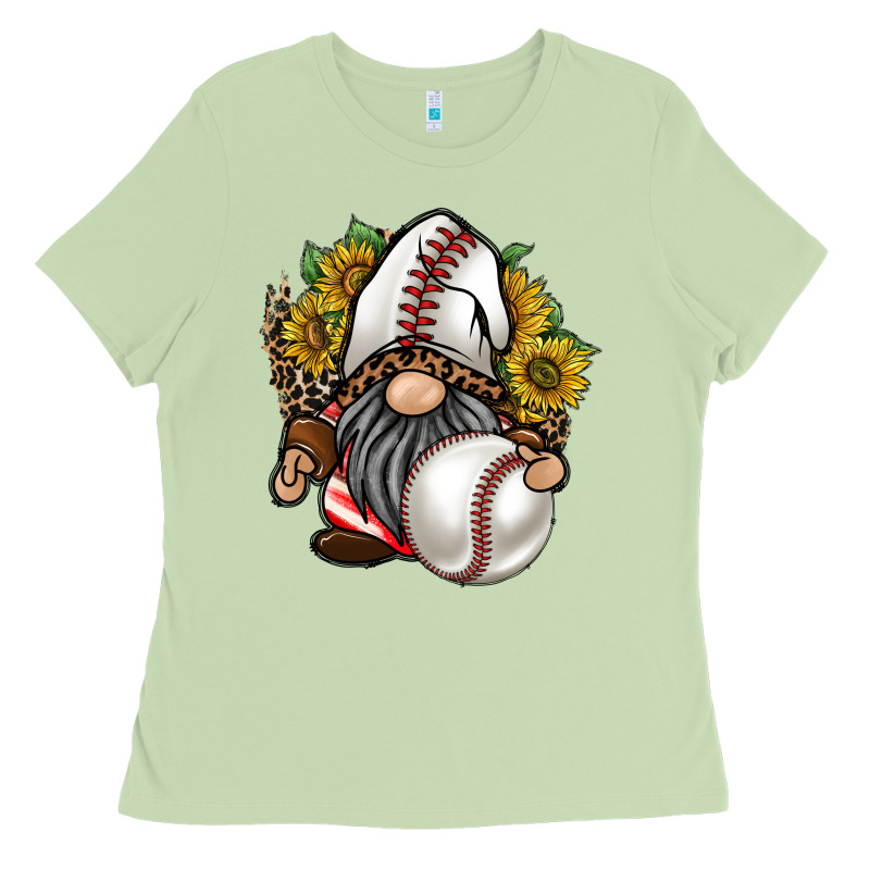 Baseball Gnome Ladies Tee by RacoonDesign | Teevron