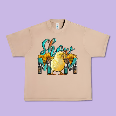 Western Show Mom Baby Chick Urban Heavy Tee Designed By Lillyallendesigns