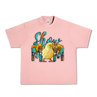 Salmon Western Show Mom Baby Chick Urban Heavy Tee - LillyAllenDesigns