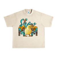 Sandshell Western Show Mom Baby Chick Urban Heavy Tee - LillyAllenDesigns