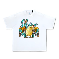 White Western Show Mom Baby Chick Urban Heavy Tee - LillyAllenDesigns