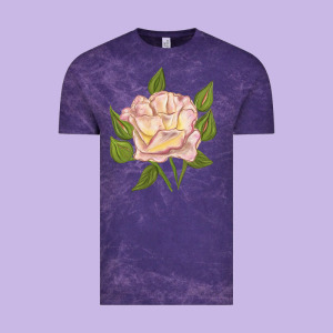 Life Of The Party Rose Vintage Tee Designed By Lillyallendesigns