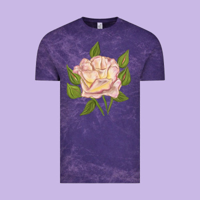 Life Of The Party Rose Vintage Tee Designed By Lillyallendesigns