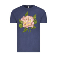 Vintage Denim Life Of The Party Rose Vintage Tee - LillyAllenDesigns