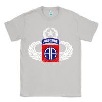 Moon Dust 82nd Airborne Div Parachutist Wings and Patch - Distressed Classic Tee - baoMotion