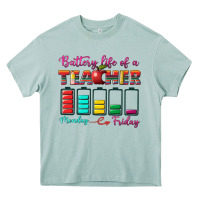 Arona battery life of a teacher Heavy Core Tee - BundleAndBundleShop