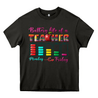 Asphalt battery life of a teacher Heavy Core Tee - BundleAndBundleShop