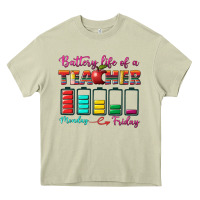 Mossy battery life of a teacher Heavy Core Tee - BundleAndBundleShop