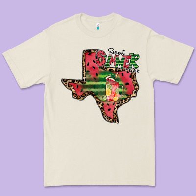 Sweet Summer Time Texas Premium Tee Designed By Cowhidedigitalart