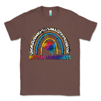 Chestnut Autism Awareness rainbow Classic Tee - FaDigitalArtStudio