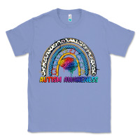 Colony Blue Autism Awareness rainbow Classic Tee - FaDigitalArtStudio